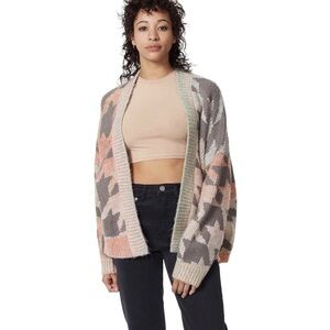 Circus by Sam Edelman Colorful Houndstooth Cardigan